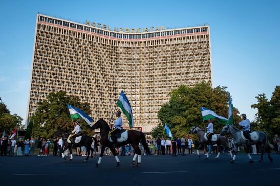 Uzbekistan Horse Parade