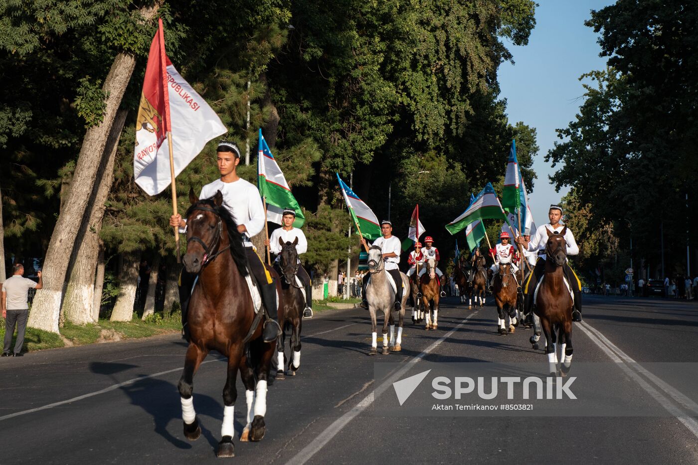 Uzbekistan Horse Parade