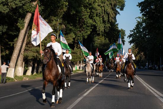 Uzbekistan Horse Parade