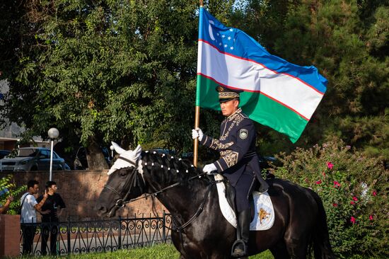 Uzbekistan Horse Parade