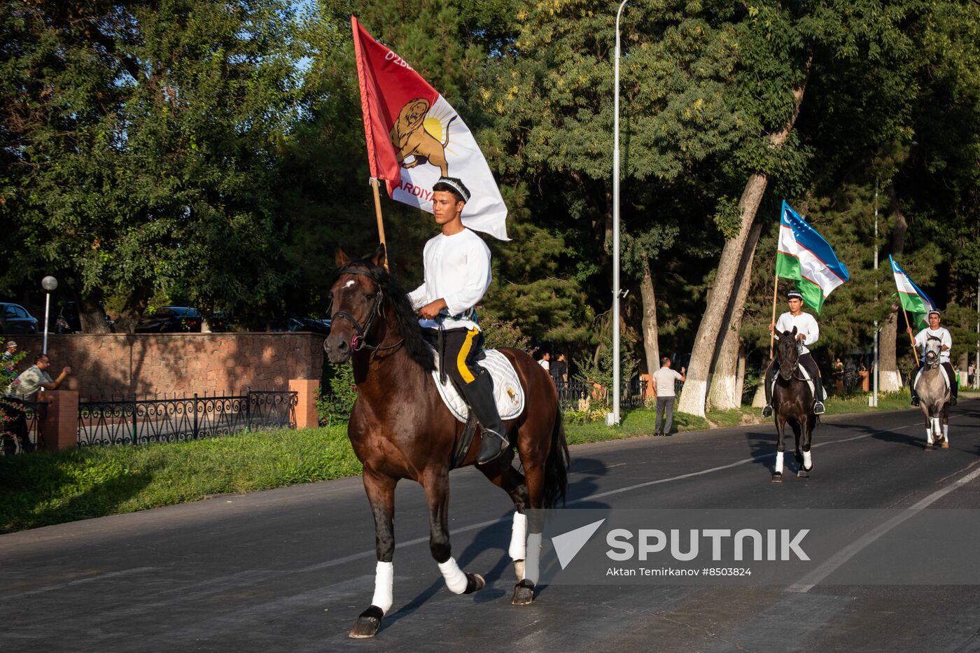Uzbekistan Horse Parade