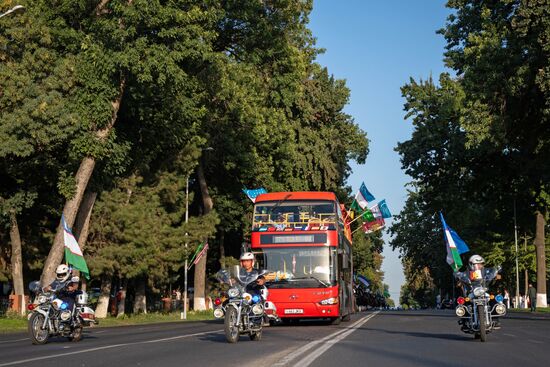 Uzbekistan Horse Parade
