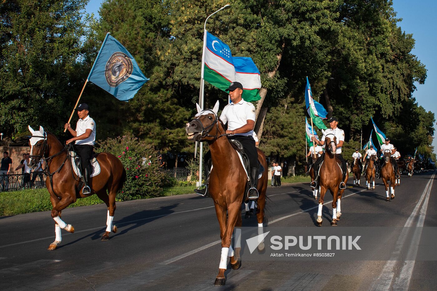 Uzbekistan Horse Parade