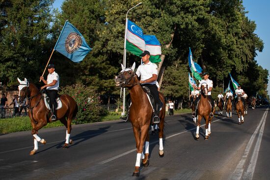 Uzbekistan Horse Parade