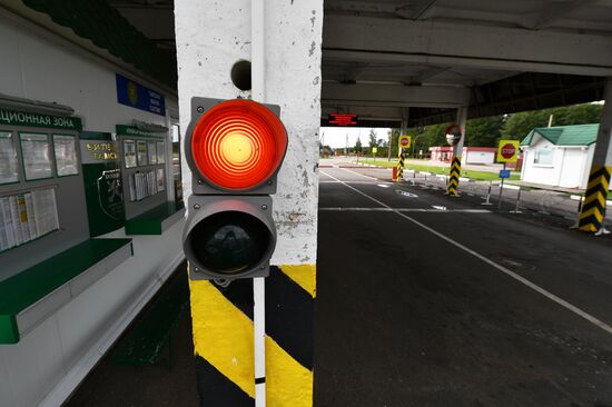 Belarus Lithuania Border Checkpoint