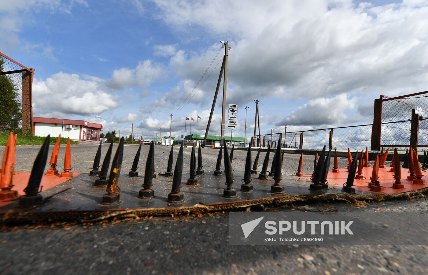 Belarus Lithuania Border Checkpoint