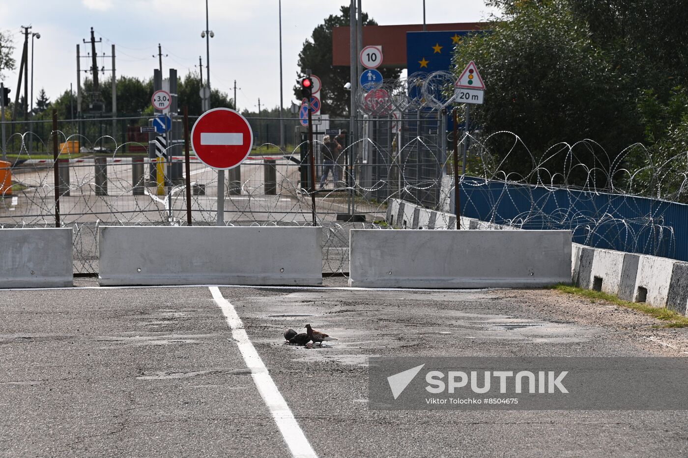 Belarus Lithuania Border Checkpoint