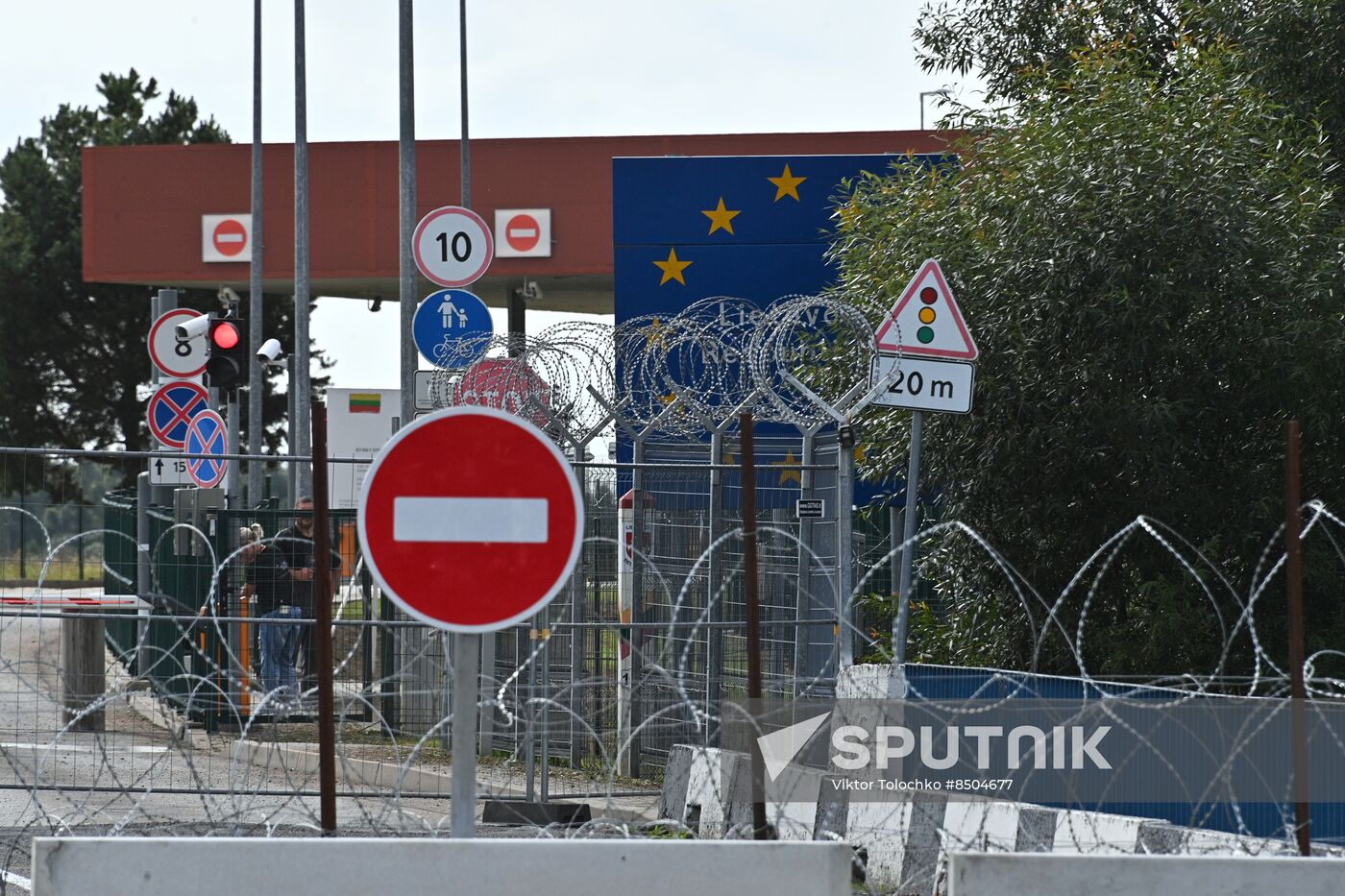 Belarus Lithuania Border Checkpoint