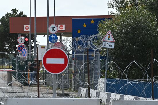 Belarus Lithuania Border Checkpoint