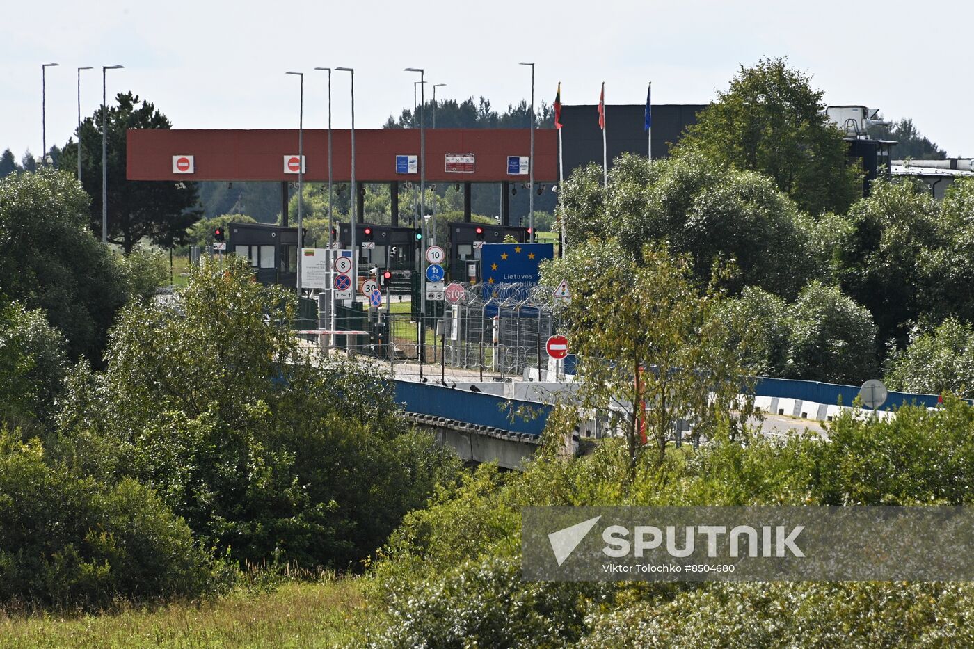 Belarus Lithuania Border Checkpoint