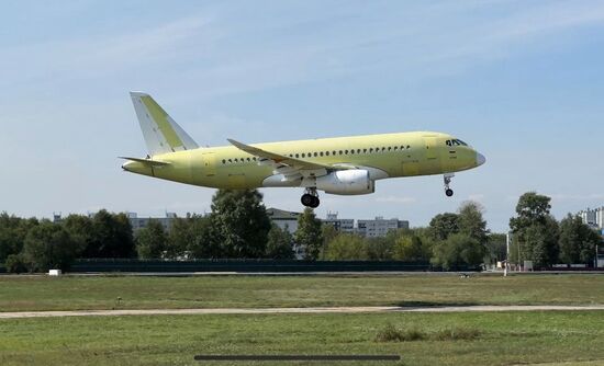 Russia New SSJ Passenger Jet Tests