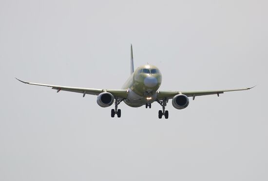 Russia New SSJ Passenger Jet Tests