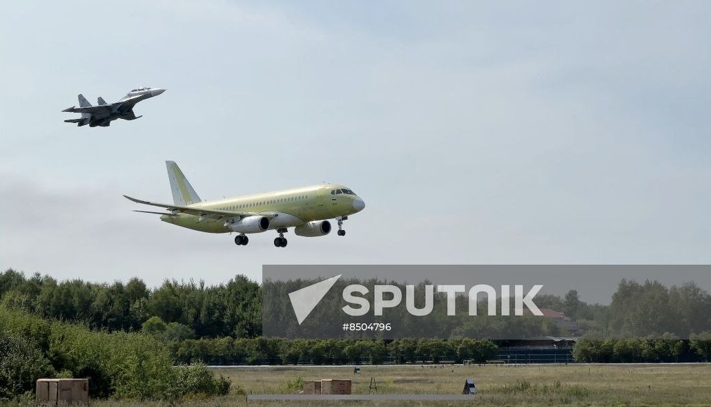 Russia New SSJ Passenger Jet Tests