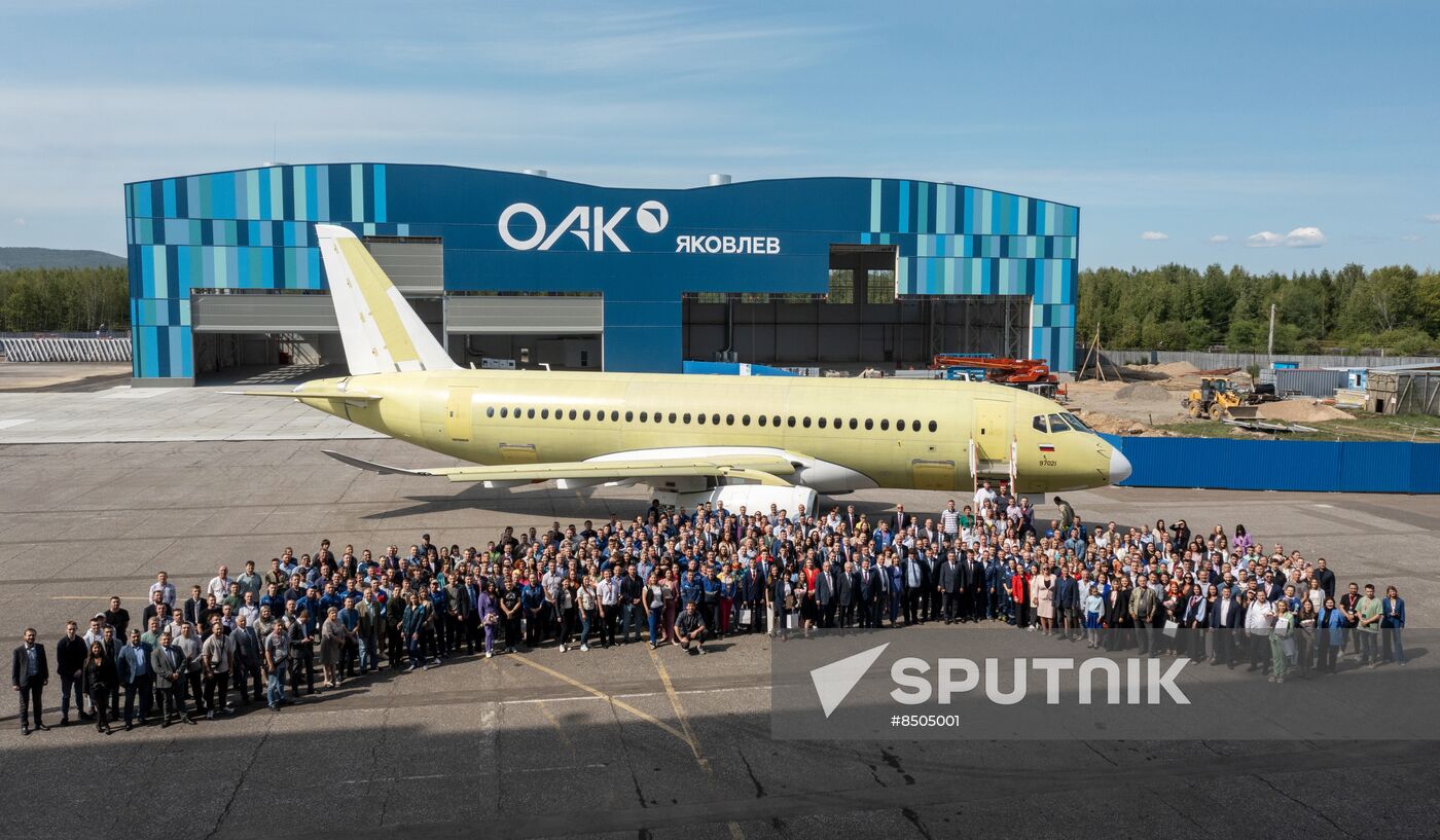 Russia New SSJ Passenger Jet Tests