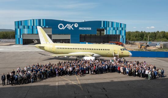 Russia New SSJ Passenger Jet Tests