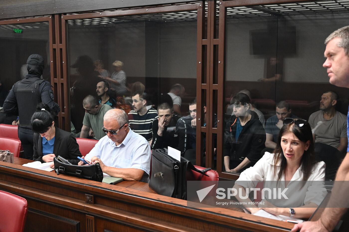 Russia Ukraine Aidar Battalion Fighters Trial