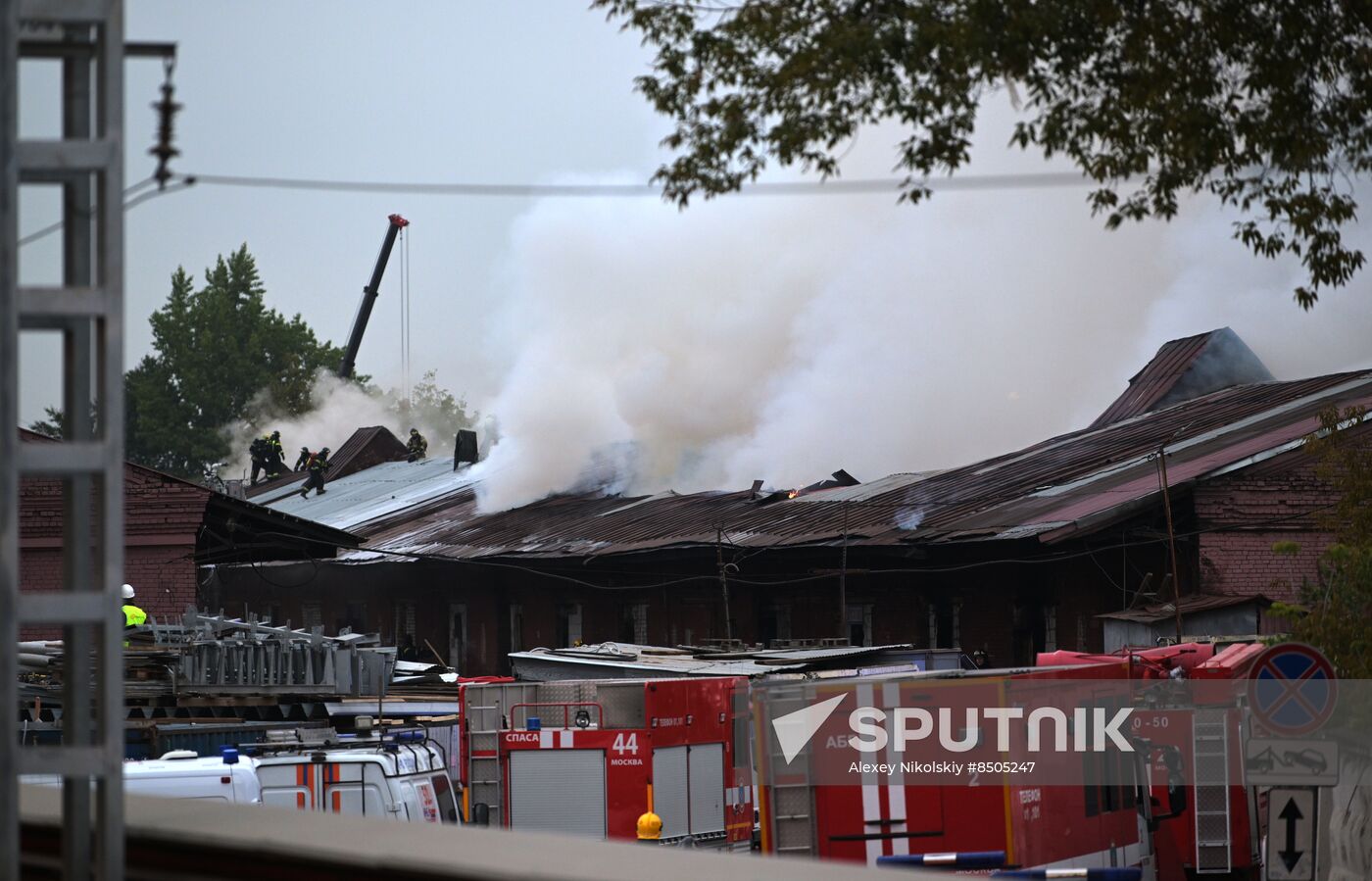 Russia Storage Facility Fire