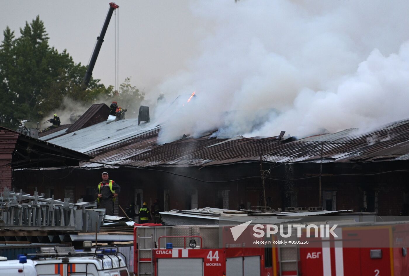 Russia Storage Facility Fire