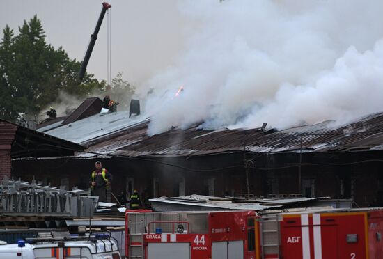 Russia Storage Facility Fire