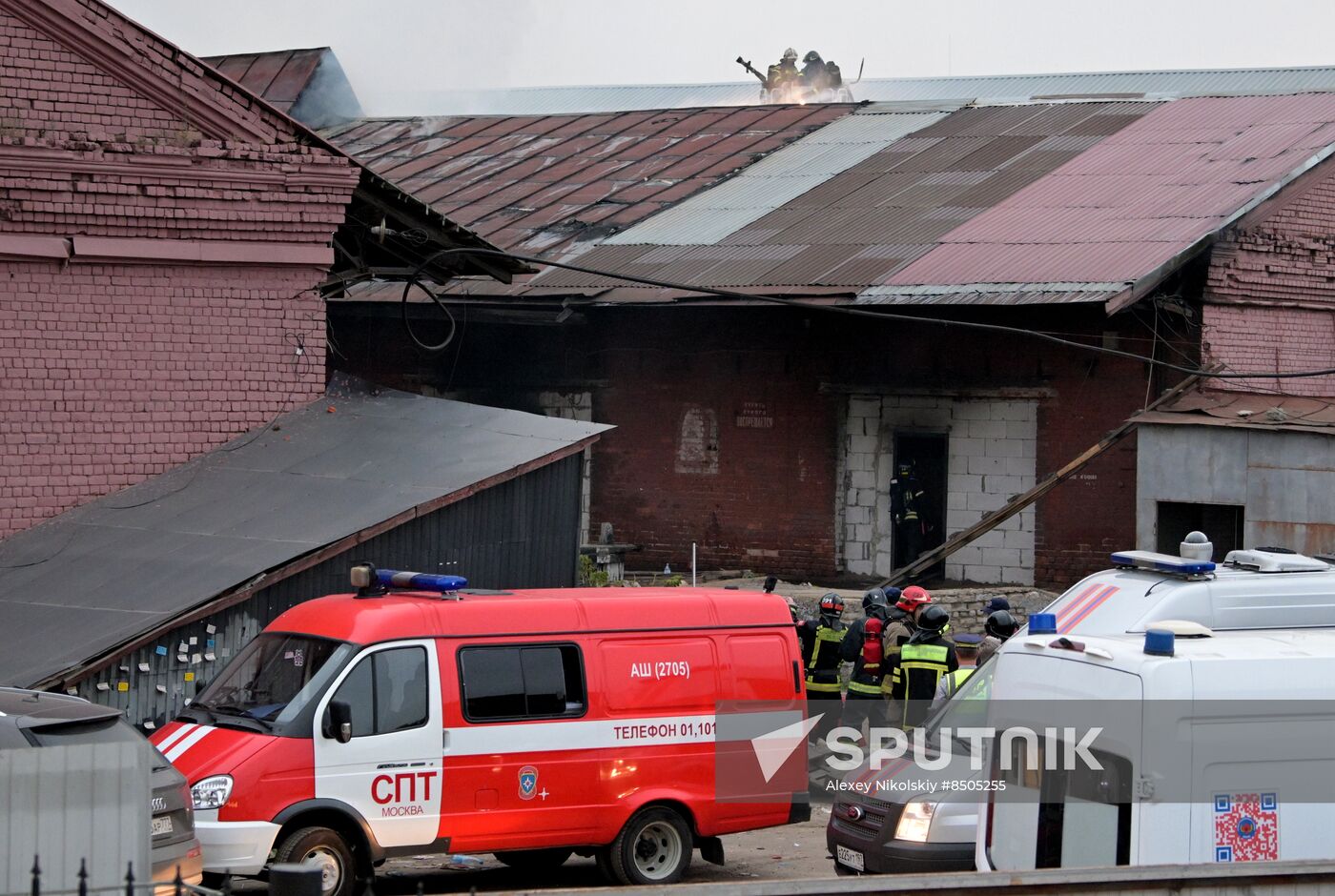 Russia Storage Facility Fire