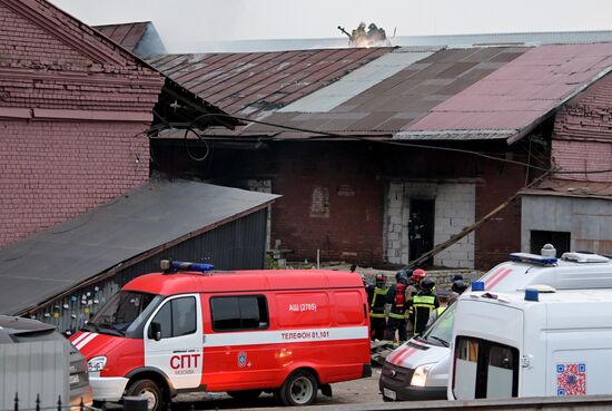 Russia Storage Facility Fire