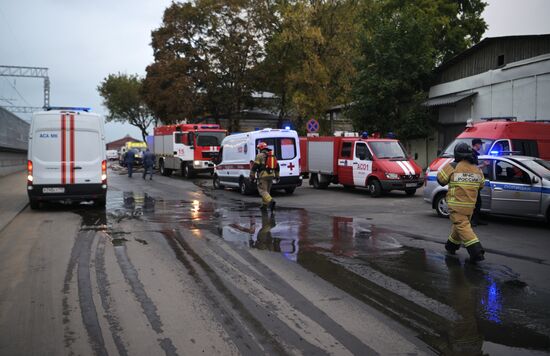 Russia Storage Facility Fire