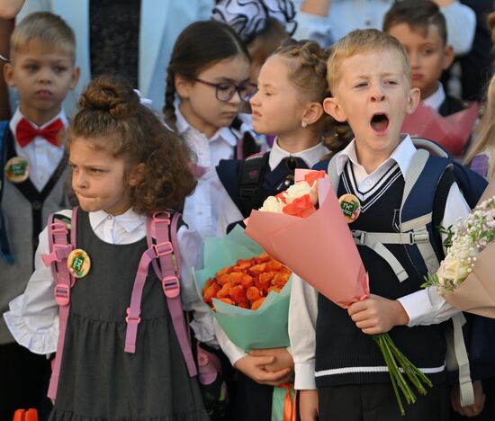 Russia New Academic Year Schools