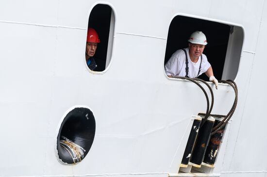 Ferry Alexander Deyev on Sakhalin Island