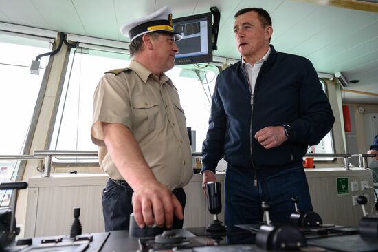 Ferry Alexander Deyev on Sakhalin Island
