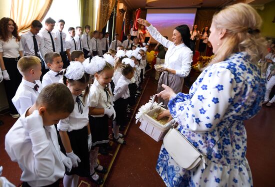 Russia New Academic Year Schools