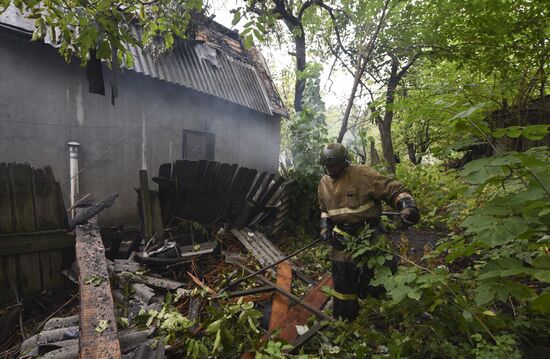 Russia Ukraine Military Operation Shelling