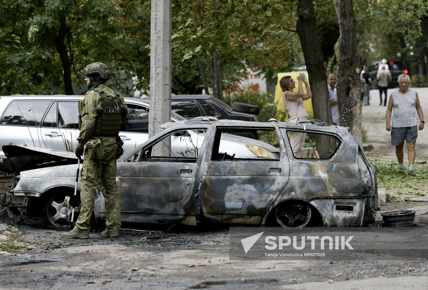 Russia Ukraine Military Operation Shelling