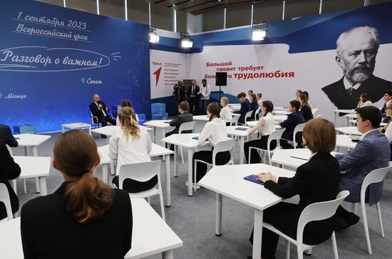 Russia Putin Open Lesson