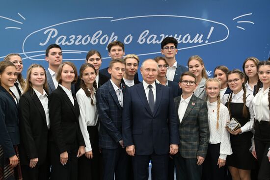 Russia Putin Open Lesson