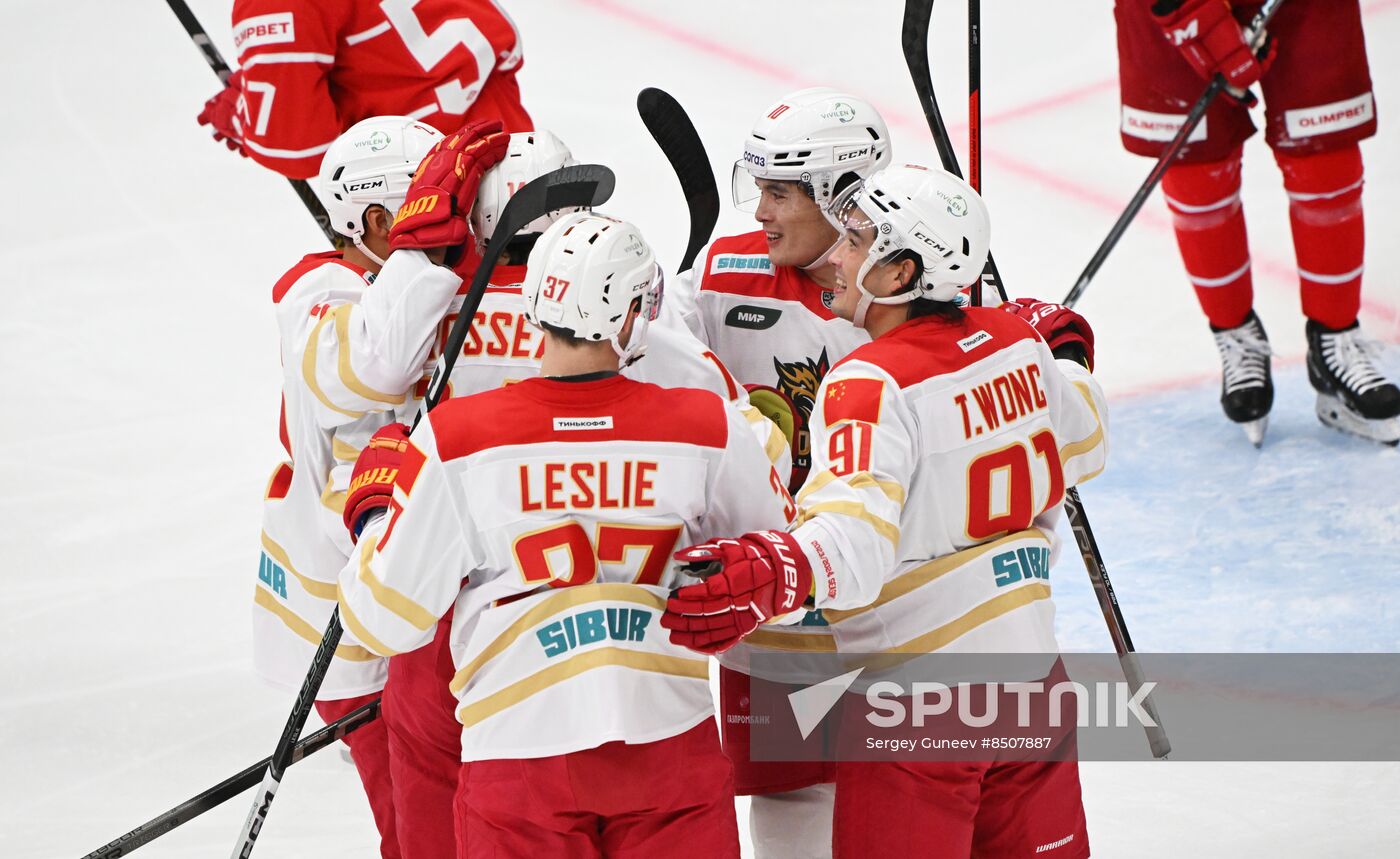 Russia Ice Hockey Kontinental League Spartak - Kunlun RS