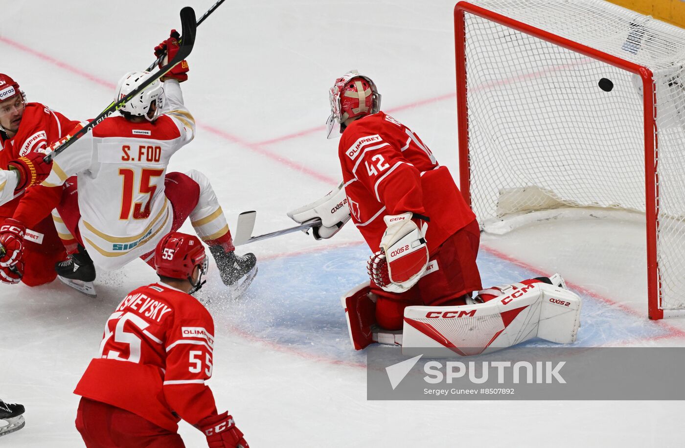Russia Ice Hockey Kontinental League Spartak - Kunlun RS