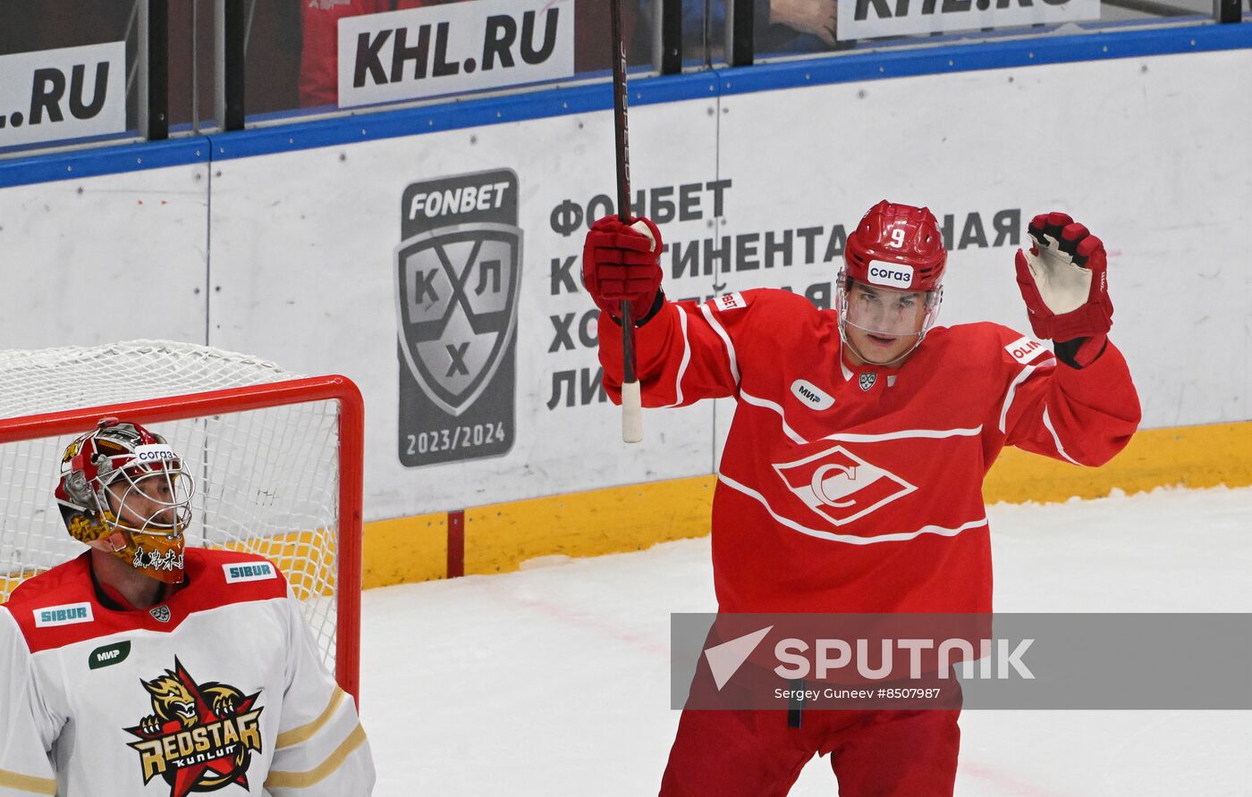 Russia Ice Hockey Kontinental League Spartak - Kunlun RS