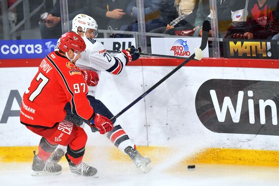Russia Ice Hockey Kontinental League Avtomobilist - Metallurg