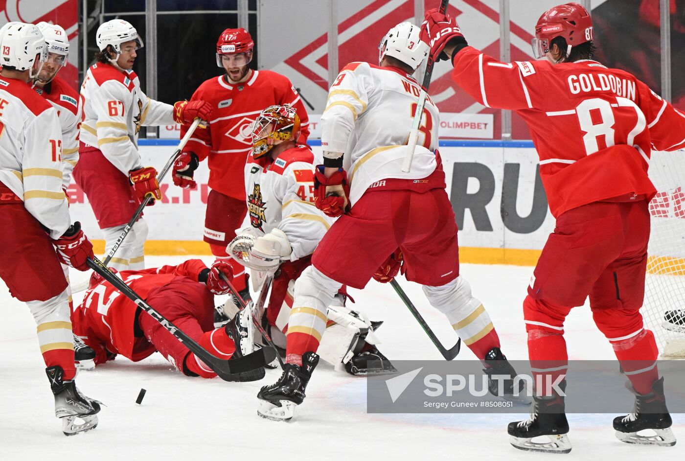 Russia Ice Hockey Kontinental League Spartak - Kunlun RS