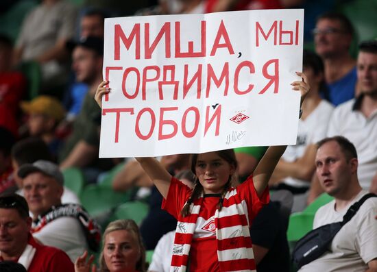 Russia Soccer Premier-League Krasnodar - Spartak