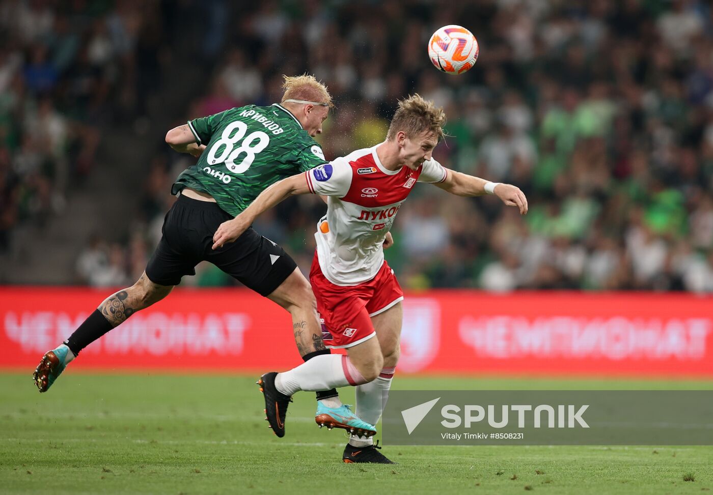 Russia Soccer Premier-League Krasnodar - Spartak