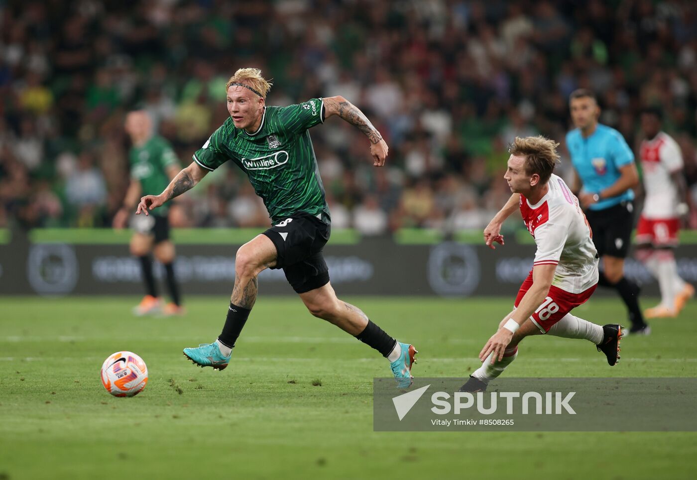 Russia Soccer Premier-League Krasnodar - Spartak