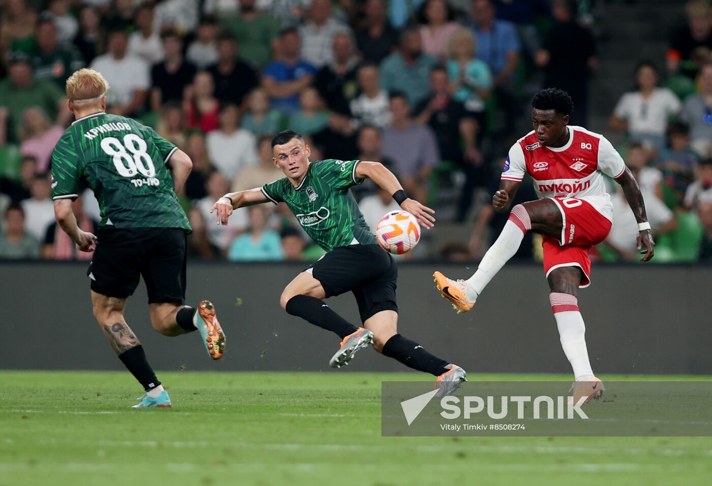 Russia Soccer Premier-League Krasnodar - Spartak