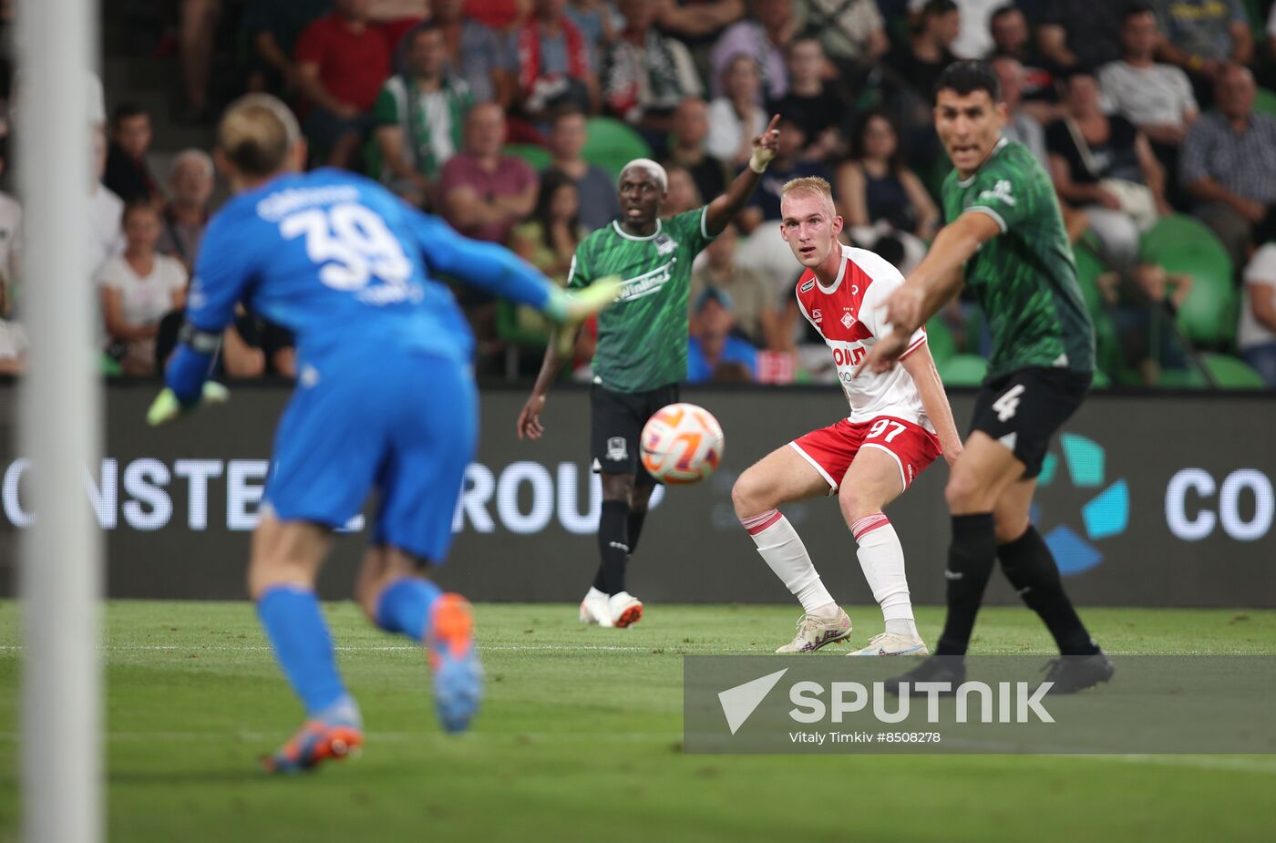 Russia Soccer Premier-League Krasnodar - Spartak