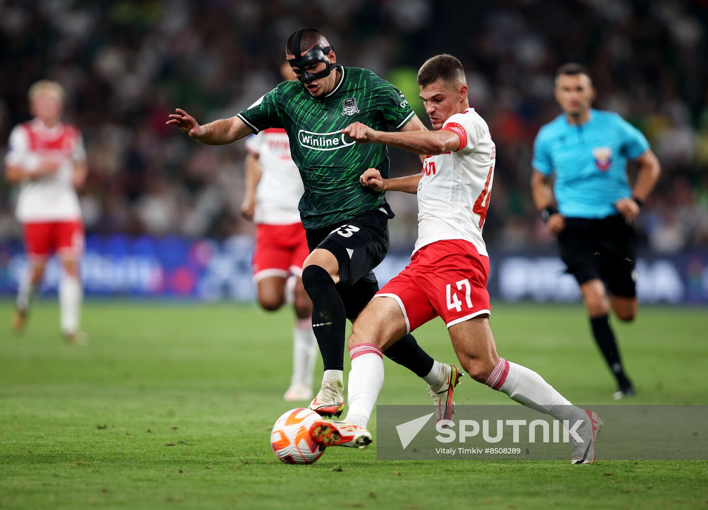 Russia Soccer Premier-League Krasnodar - Spartak