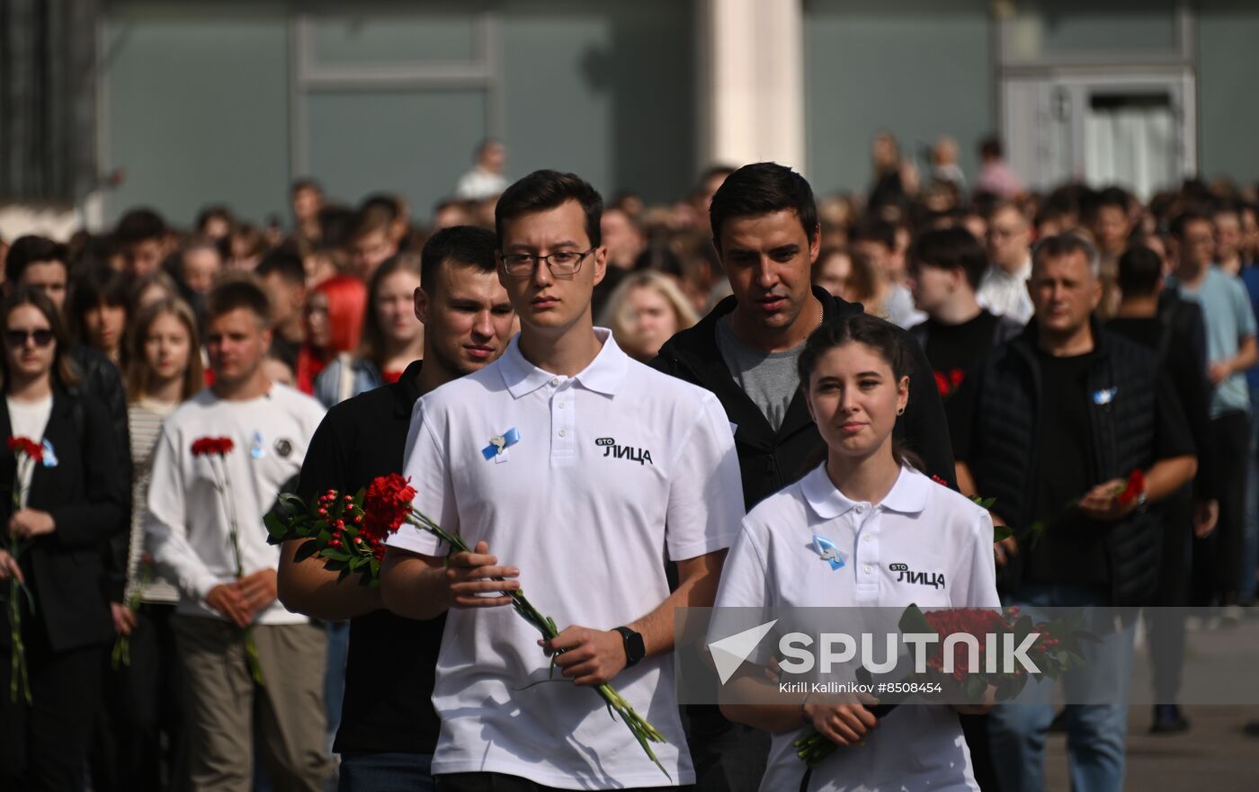 Russia Fight Against Terrorism Solidarity Day