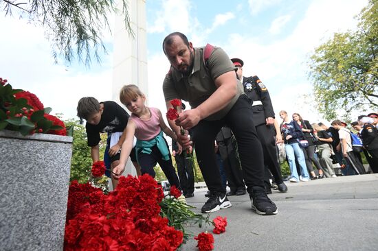 Russia Fight Against Terrorism Solidarity Day