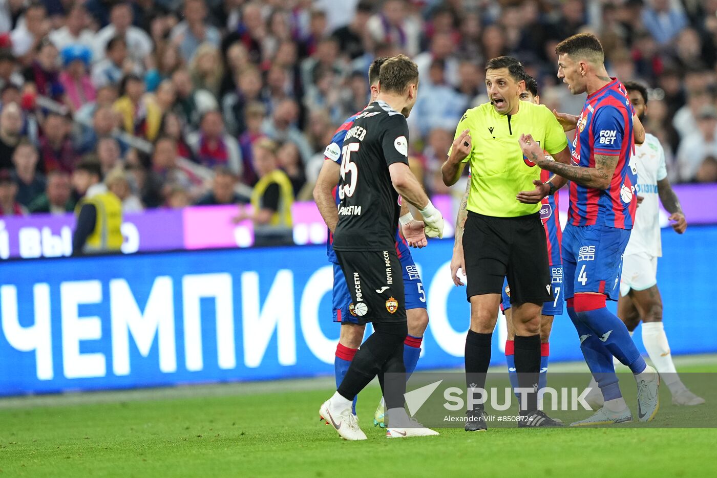 Russia Soccer Premier-League CSKA- Zenit