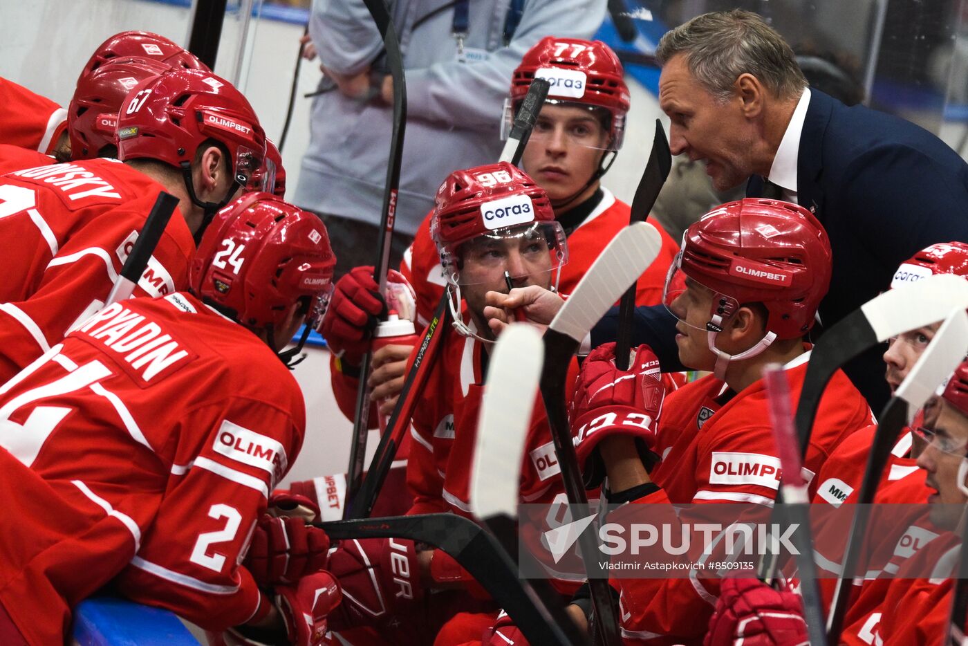 Russia Ice Hockey Kontinental League Spartak - Severstal