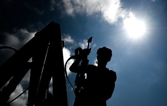 Russia Biathlon Commonwealth Cup Training